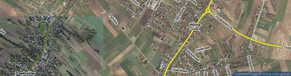 Zdjęcie satelitarne Jodłowa ul.